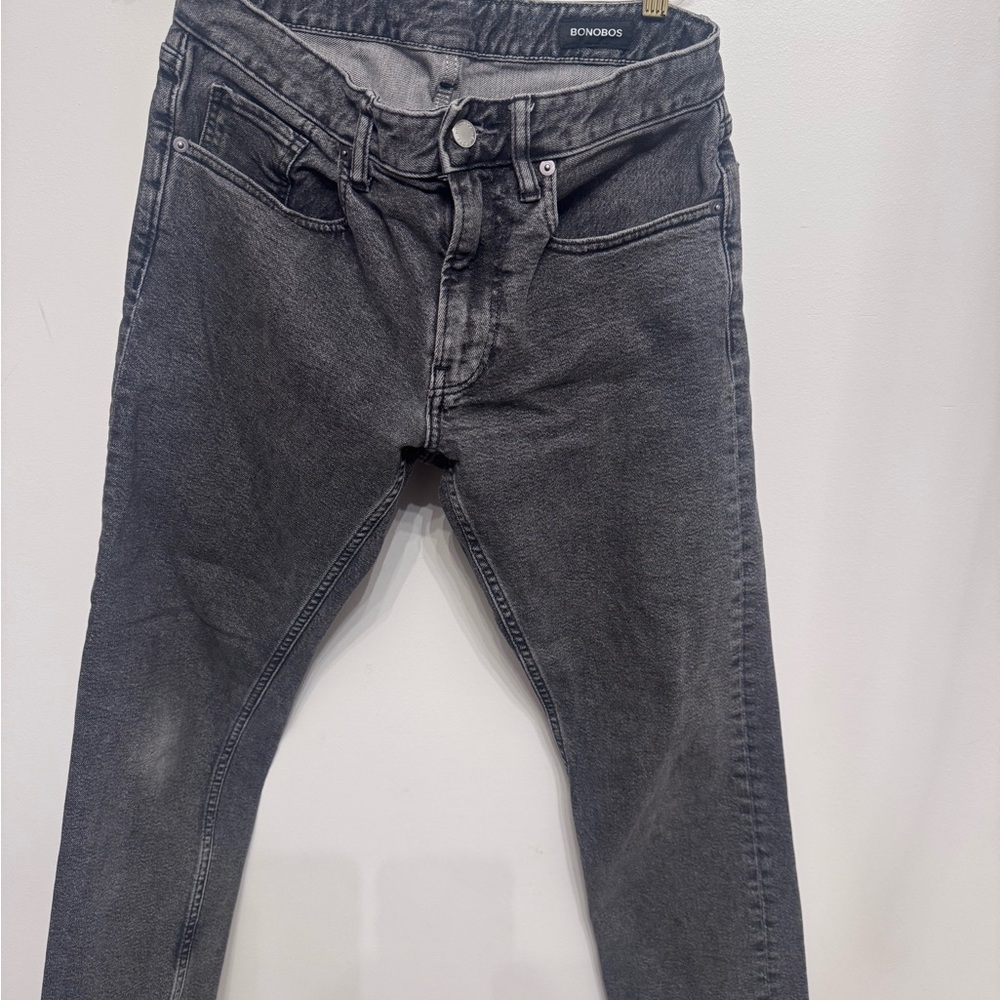 Bonobos Slim Fit Charcoal Gray Jeans
